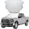 imageEcoNour Car Windshield Snow Cover  Ice Windshield Cover with 4 Layers Thickness Snow Protection Cover Easy to Use Universal Fit for CarsSUVSedanHatchback  MediumXLarge