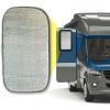 imageEcoNour RV Door Window Shade  Trailer RV Skylight Covering for Total UV Protection  Foldable Window Sunshade  Blinds for Camper Windows  Camping Accessories for Travel Trailer  16quot x 25quotSilver
