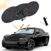 imageEcoNour Umbrella Windshield Sunshade for Car  Bendable Sun Visor for UV ampamp Interior Protection  Foldable Front Window Sunshade Suitable for Sedan and SUV  Sun Blocker for Car  XLarge 57quot x32quotXLarge