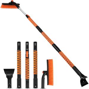 imageEcoNour 447quot 3 in 1 Snow Brush for SUV 360 Pivoting Extendable Long Snow Brush for Car Snow and Ice Scrapers for Windshield with Ergonomic Foam Grip for Car Truck SUV Winter Car Accessories63