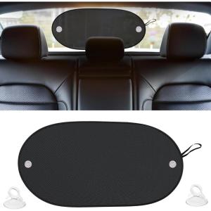 imageEcoNour Back Window Sun Shade for Car  Baby Car Shades Rear Window Sunshade with 99 Sun Protection from UV and Heat  Complete Coverage for Rear Window Sun Visor  Fits All Cars  Small 30quotx15quotSmall