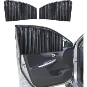 imageEcoNour Car Privacy Curtains  Rear Divider Curtain Blackout  Shade for Baby Sleep Privacy  Camping Accessories for CarFront Window Curtain