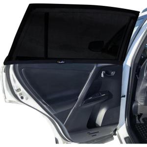 imageEcoNour Car Window Shades for Baby 2 Pack  Upgraded  Shades for Side Window  Comes with Enhanced Suction Cups ampamp Large Clips for Durability  Baby Car Accessories 15quot x 17quotRear