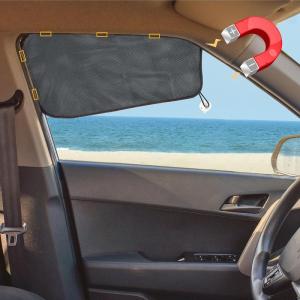 imageEcoNour Magnetic Car Sun Shade Side Window 2 Pack  Rear Window Sun Shade Blocks Harmful UV Rays  Ensures Privacy Protection  Baby Travel Accessories  Magnetic Curtain for Baby and KidsBlack