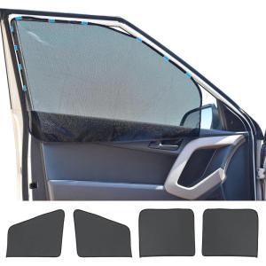 imageEcoNour Magnetic Side Window Sunshade 4 Pack  Car Window Shades for Baby Blocks Direct Sunlight Keeps Car Cool  Blueblack
