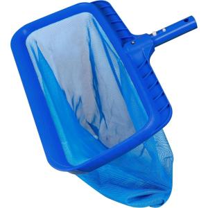 imageEcoNour Pool Skimmer Net Pool nets for Cleaning Leaves with deep rake net Heavy Duty Swimming Pool Leaf Rake Cleaning Tool with Fine Mesh Frame Fits Standard PolesBlue Skimmer Net