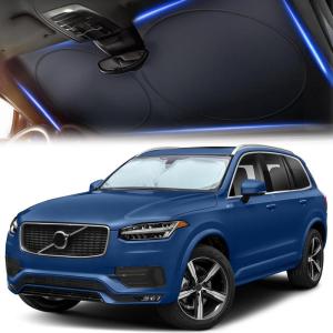 imageXLarge Truck Windshield Sun Shade 69quot x 35quot  240T Thickened Windshield Sun Shade for UV ampamp 99 Heat Blocker  Keeps Your Vehicle Cool and Truck Interior Cooling Accessory for Summer ProtectionMedium Plus