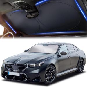 imageXLarge Truck Windshield Sun Shade 69quot x 35quot  240T Thickened Windshield Sun Shade for UV ampamp 99 Heat Blocker  Keeps Your Vehicle Cool and Truck Interior Cooling Accessory for Summer ProtectionSmall