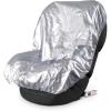 imageEcoNour Baby Car Seat Sun Shade Cover  Infant Carseat Heat Protector Keeps Toddler Seat at a Cool Temperature  Reflective car seat Sunshade Blocks Out Heat  Baby Travel AccessoriesSilver