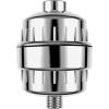 imageEcoNour Shower Filter with 20 Stage Filtration for Chlorine Chemicals ampamp Heavy Metals  Improves Skin ampamp Hair Conditions  Compatible MultiStage Filter with Replaceable Filter Cartridge  ChromeShower Filter