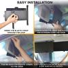 imageEcoNour Polarized Sun Visor Extender for Car 2 Pack  AntiGlare Visor Extension for Sun Blocker  Protects from UV Rays  Sunshade Extender for Automotive Interior Sun Protection Accessories