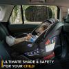 imageEcoNour Side Window Shades for Baby4 Pack  Side Window Sunshade for Kids  UV Protection Sun Shades for Kids  Fits Most Camper Bus Van RV Minivan Truck MPV ampamp SUV  XLarge 26quotx16quot2 Transparent  2 Semi Transparent
