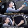 imageEcoNour Side Window Shades for Baby4 Pack  Side Window Sunshade for Kids  UV Protection Sun Shades for Kids  Fits Most Camper Bus Van RV Minivan Truck MPV ampamp SUV  XLarge 26quotx16quot2 Transparent  2 Semi Transparent