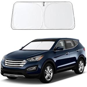 imagefor Honda CRV  2017 2018 2019 2020 2021 2022 EcoNour Car Windshield Compatible with Storage Pouch  Front Window Sun Protector for UV Rays ampamp Sun Heat  Car Interior Accessories Fit Honda CRV ModelsHyundai Tucson20162021