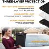 imageEcoNour Windshield Cover for Ice and Snow  Enhanced 600D Oxford Fabric Windshield Cover for Any Weather  Water Heat ampamp SagProof Car Windshield Snow Cover  69 x 42 inches Pack of 2