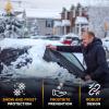 imageEcoNour Windshield Cover for Ice and Snow  Enhanced 600D Oxford Fabric Windshield Cover for Any Weather  Water Heat ampamp SagProof Car Windshield Snow Cover  69 x 42 inches Pack of 2