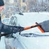 imageEcoNour 36quot Extendable Snow Brush and Ice Scraper  3in1 Telescopic Snow Removal Brush with 360 Rotating Head for Car Windshield  Ice Scraper for SUV Truck and Car  Winter Car Accessories
