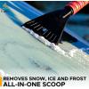 imageEcoNour 36quot Extendable Snow Brush and Ice Scraper  3in1 Telescopic Snow Removal Brush with 360 Rotating Head for Car Windshield  Ice Scraper for SUV Truck and Car  Winter Car Accessories