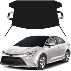 imageEcoNour Windshield Snow Cover for Chevy Silverado 15003500  HeavyDuty 600D Oxford Winter Windshield Cover for Ice and Snow  Waterproof HeatResistant SagProof ProtectionSnowcover for Toyota Corolla