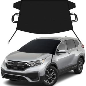 imageEcoNour Windshield Snow Cover for Chevy Silverado 15003500  HeavyDuty 600D Oxford Winter Windshield Cover for Ice and Snow  Waterproof HeatResistant SagProof ProtectionSnowcover for Honda CRV