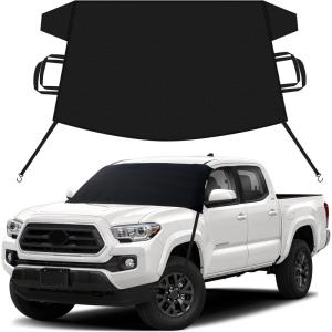 imageEcoNour Windshield Snow Cover for Chevy Silverado 15003500  HeavyDuty 600D Oxford Winter Windshield Cover for Ice and Snow  Waterproof HeatResistant SagProof ProtectionSnowcover for Toyota Tacoma