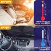 imageEcoNour Car Windshield Sunshade  Foldable Reflector Umbrella Sunshade Blocks UV Rays Sun Visor Protector to Keep Your Vehicle Cool and Damage Free Large 55 inches x 31 inchesXLarge