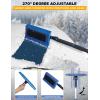 imageEcoNour 49quot Snow Broom with Ice Scraper for Car Windshield ampamp Windows  Scratch Free Snow Brush for Cars Trucks ampamp SUVs  Long Head Snow Rake Remover Perfect for Home and Car Roof62