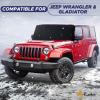 imageEcoNour Jeep Windshield Snow Cover  Durable 600D Oxford Fabric Winter Car  Windshield Ice Cover for Jeep Wrangler Bronco Gladiators  XSmallfor Jeep Wrangler