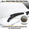 imageEcoNour Windshield Cover for Ice and Snow  Windshield Snow Cover with Side Mirror Cover ampamp Wiper Protection  Oxford Fabric Winter Cover for Cars SUVs Trucks  Medium 69quotx42quot