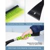 image27 Snow Brush and Ice Scrapers for Car Windshield 3 Pack Window Scraper with Ergonomic Foam Grip Snow Removal for Car Must Have Winter Car Accessories Green Blue amp PinkGreen