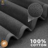 imageEcoNour Luxury 100 White Turkish Cotton Towel Set 550 GSM 6 Piece Bathroom Towels Set Includes 2 Bath Towels 2 Hand Towels 2 Washcloths  Soft Absorbent Quick Dry for Bathroom SpaGym amp HotelDark Grey
