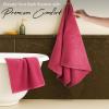 imageEcoNour Luxury 100 White Turkish Cotton Towel Set 550 GSM 6 Piece Bathroom Towels Set Includes 2 Bath Towels 2 Hand Towels 2 Washcloths  Soft Absorbent Quick Dry for Bathroom SpaGym amp HotelPink