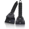 imageEcoNour Windshield Ice Scraper for Car  2 Pack Scraper to Remove Snow Frost and Ice  Ice Crusher for Car Window with Foam Handle for Perfect Grip  Ice Removal AccessoriesBlack  Black