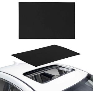 imageEcoNour Car Sunroof Sunshade Cover 2023 Updated  Car Window Screens for Camping with Sun Glare UV Rays  Moonroof Cover with Breathable Mesh Sun Shade  Enhanced Magnetic Stripes 38x24 Inches