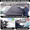 imageWindshield Cover for Ice and Snow  Oxford Fabric Windshield Cover for SUV Sedan Coupe amp Hatchback  Protection from Snow Ice amp Frost  Winter Car AccessoriesStandard