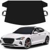 imageWindshield Cover for Ice and Snow  Oxford Fabric Windshield Cover for SUV Sedan Coupe amp Hatchback  Protection from Snow Ice amp Frost  Winter Car AccessoriesStandard