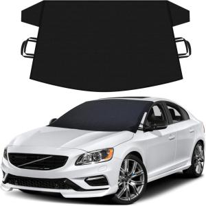 imageWindshield Cover for Ice and Snow  Oxford Fabric Windshield Cover for SUV Sedan Coupe amp Hatchback  Protection from Snow Ice amp Frost  Winter Car AccessoriesSmall
