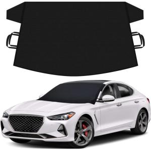 imageWindshield Cover for Ice and Snow  Oxford Fabric Windshield Cover for SUV Sedan Coupe amp Hatchback  Protection from Snow Ice amp Frost  Winter Car AccessoriesStandard