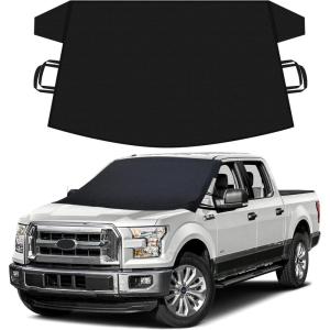 imageWindshield Cover for Ice and Snow  Oxford Fabric Windshield Cover for SUV Sedan Coupe amp Hatchback  Protection from Snow Ice amp Frost  Winter Car AccessoriesXXLarge